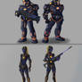 Sci-fi Soldier characters