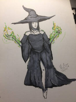 Witch (Inktober Day 4)