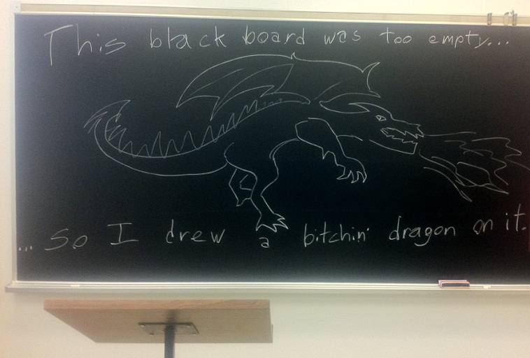 Blackboard Dragon