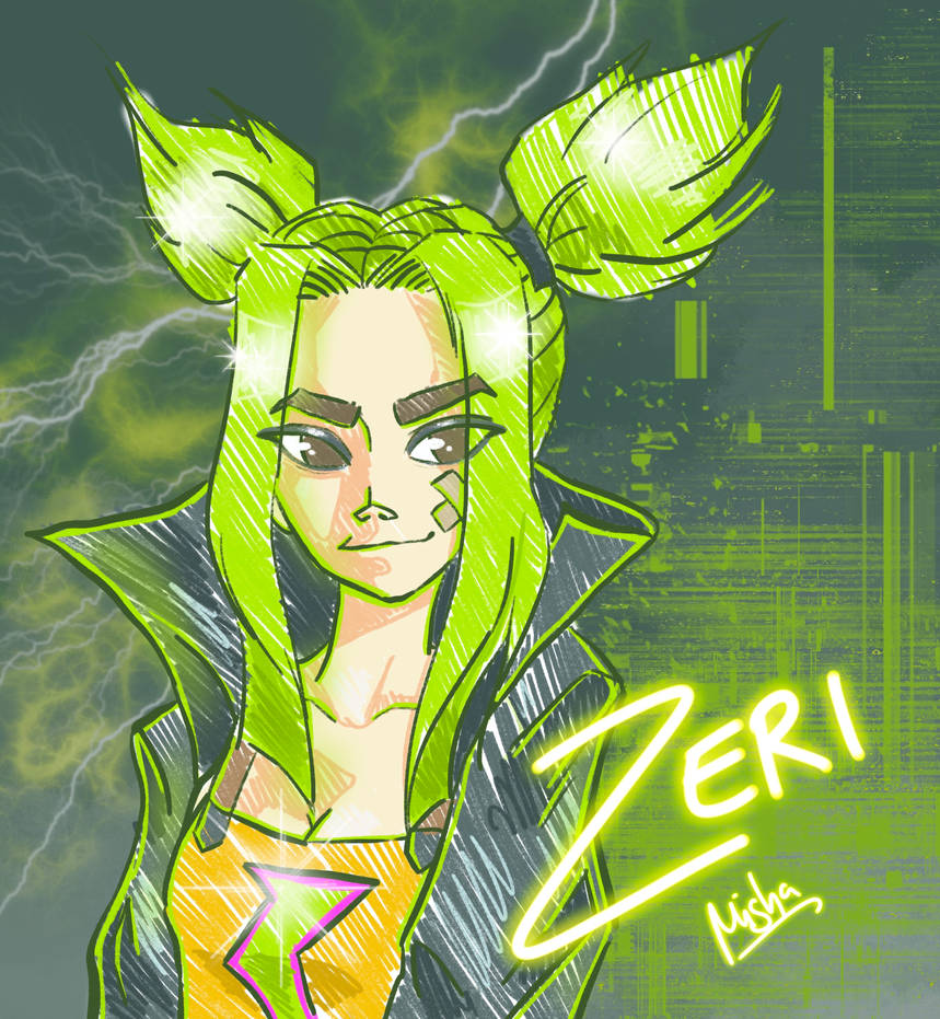 League of Legends - Zeri Fanart (2022) by Misha505 on DeviantArt