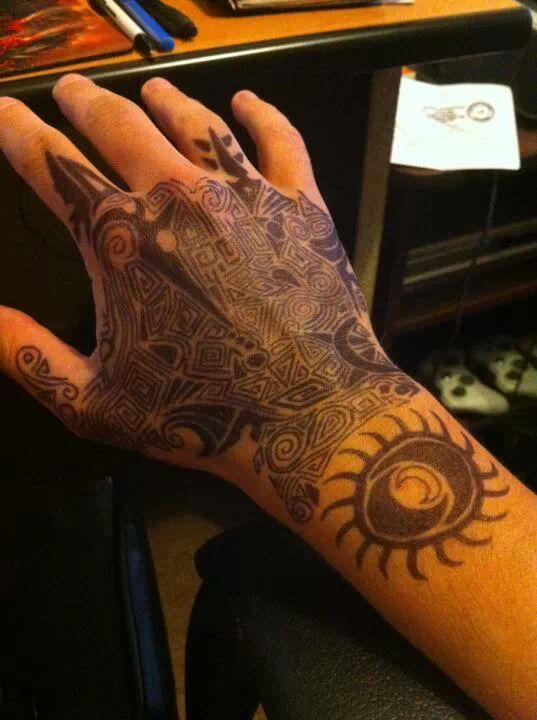 Fake hand tattoo by FenrisAnsuz on DeviantArt