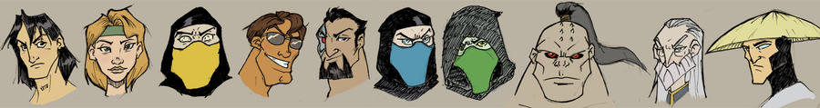 Mortal Kombat I: Roster by azrael-al10 on DeviantArt