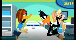Looney Tunes Show Daffy Tina and Lola edit 1