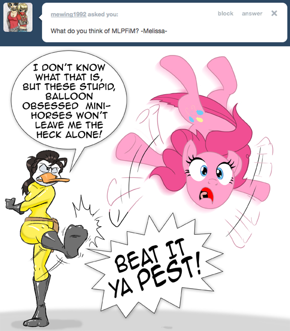 Belle Meets Pinkie Pie