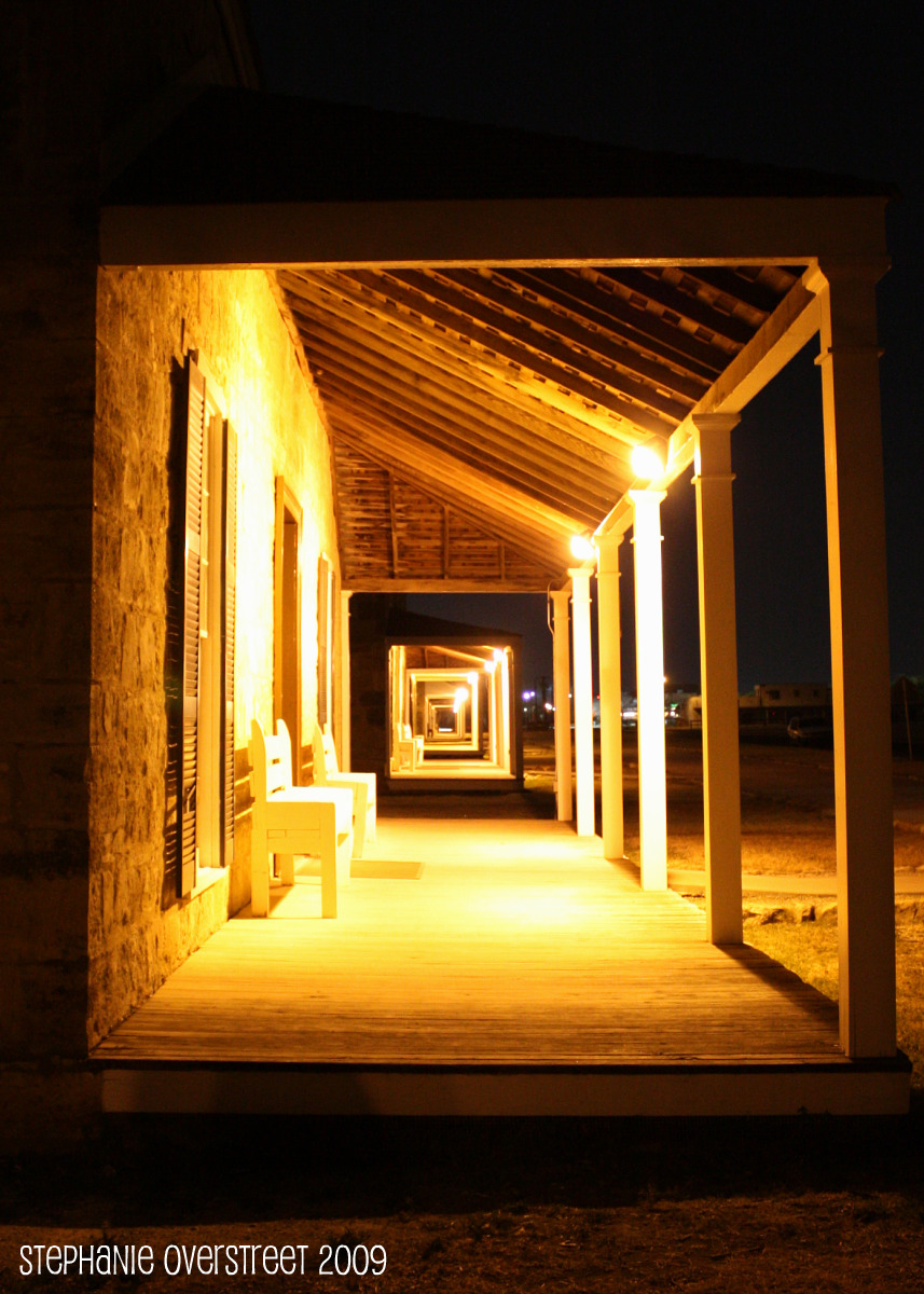 Fort Concho at night 1.