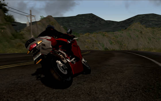 Test Drive Ducati 999 backview