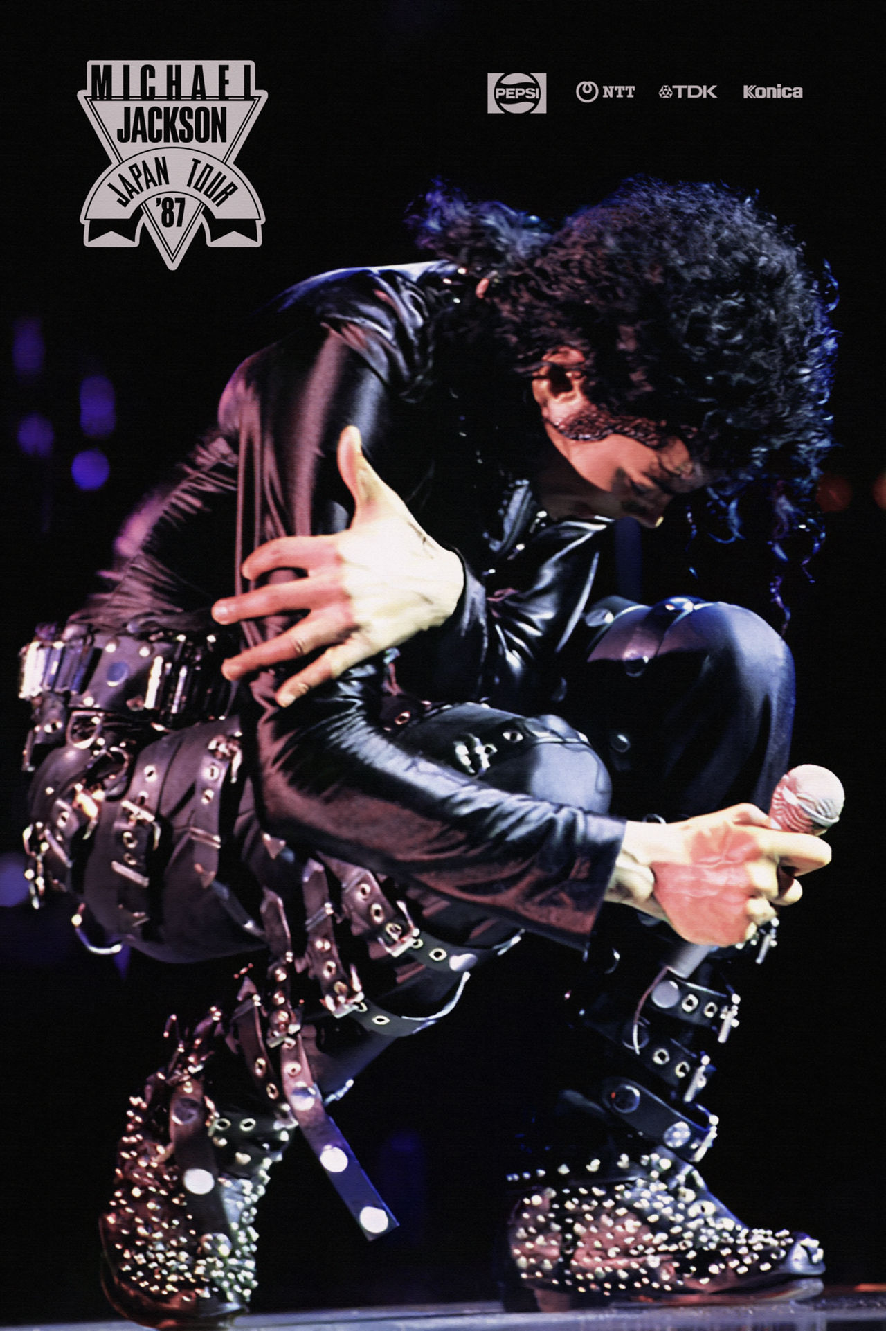 Michael Jackson's Bad Japan Tour 1987 Poster by thehuntsmanmovie on