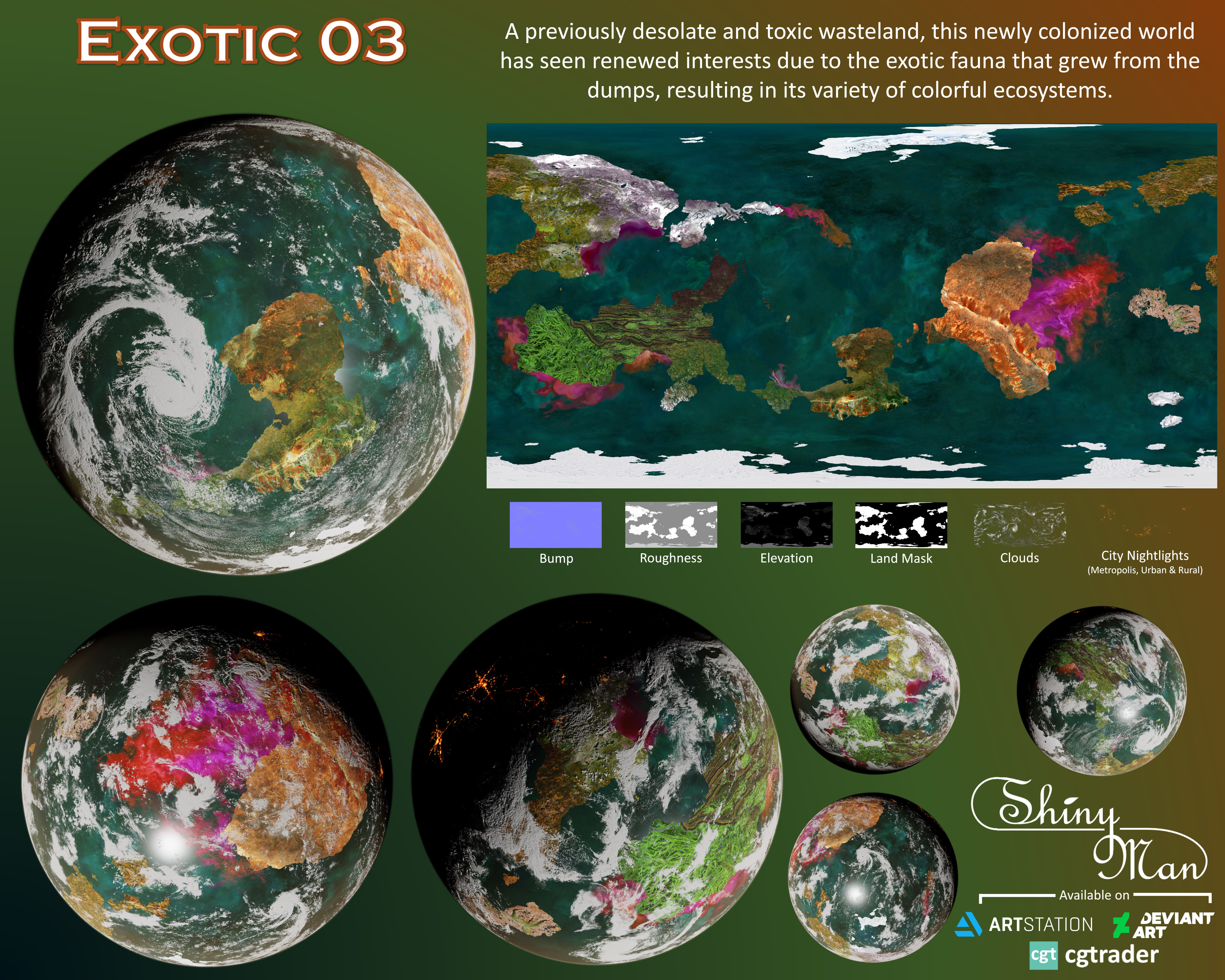 Planet Deviantart Exotic Planet 03 by SchinyMan on DeviantArt