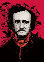 Edgar Allan Poe by CrisVector