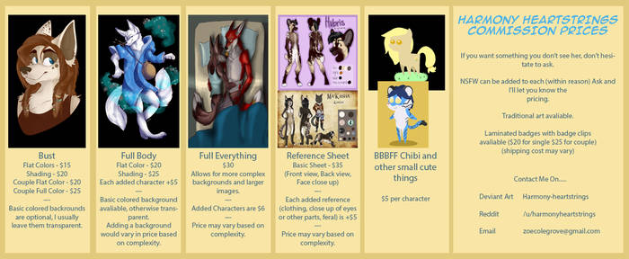 COMMISSION PRICES!!!!! :D