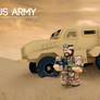 United States Of America Army Desert Scene