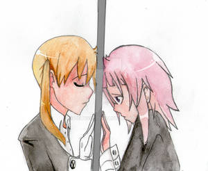 SE-Maka and Crona | Watercolors