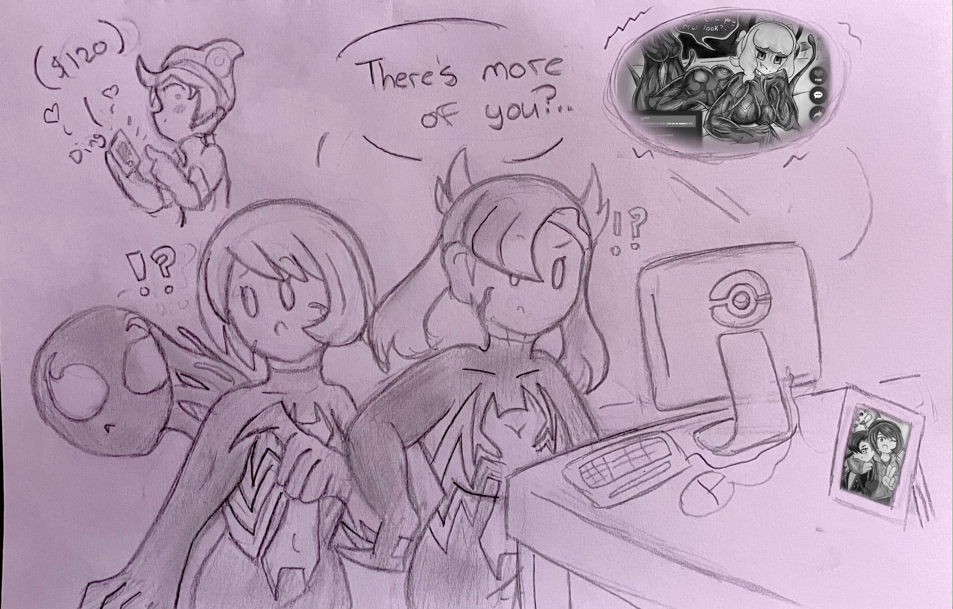 Gloria and Marnie Sketch #2