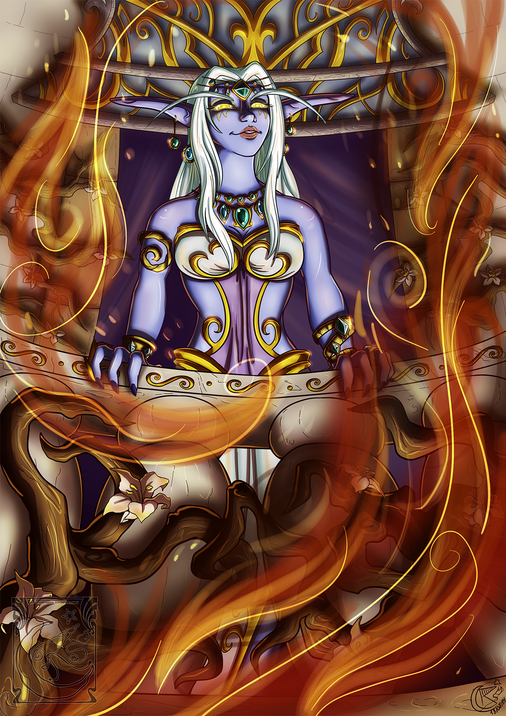Queen Azshara - Everything is perfect... by LadyRosse