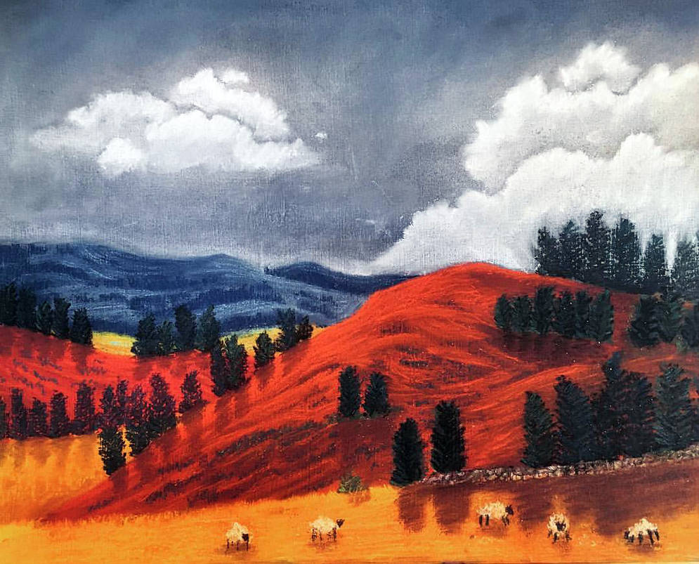 The Scarlet Dales: A view of Eregion by Yeldabon The Scarlet Dales: A view of Eregion by Yeldabon