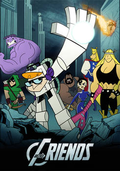 Justice Friends Avengers Poster (Original)