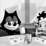 Betty Boop and Felix the Cat