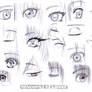 Manga eyes - Sketch