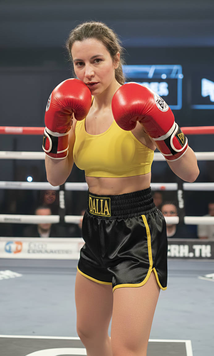 Dalia Rutledge Dalia after winning her second fight by Corvinus616 on DeviantArt
