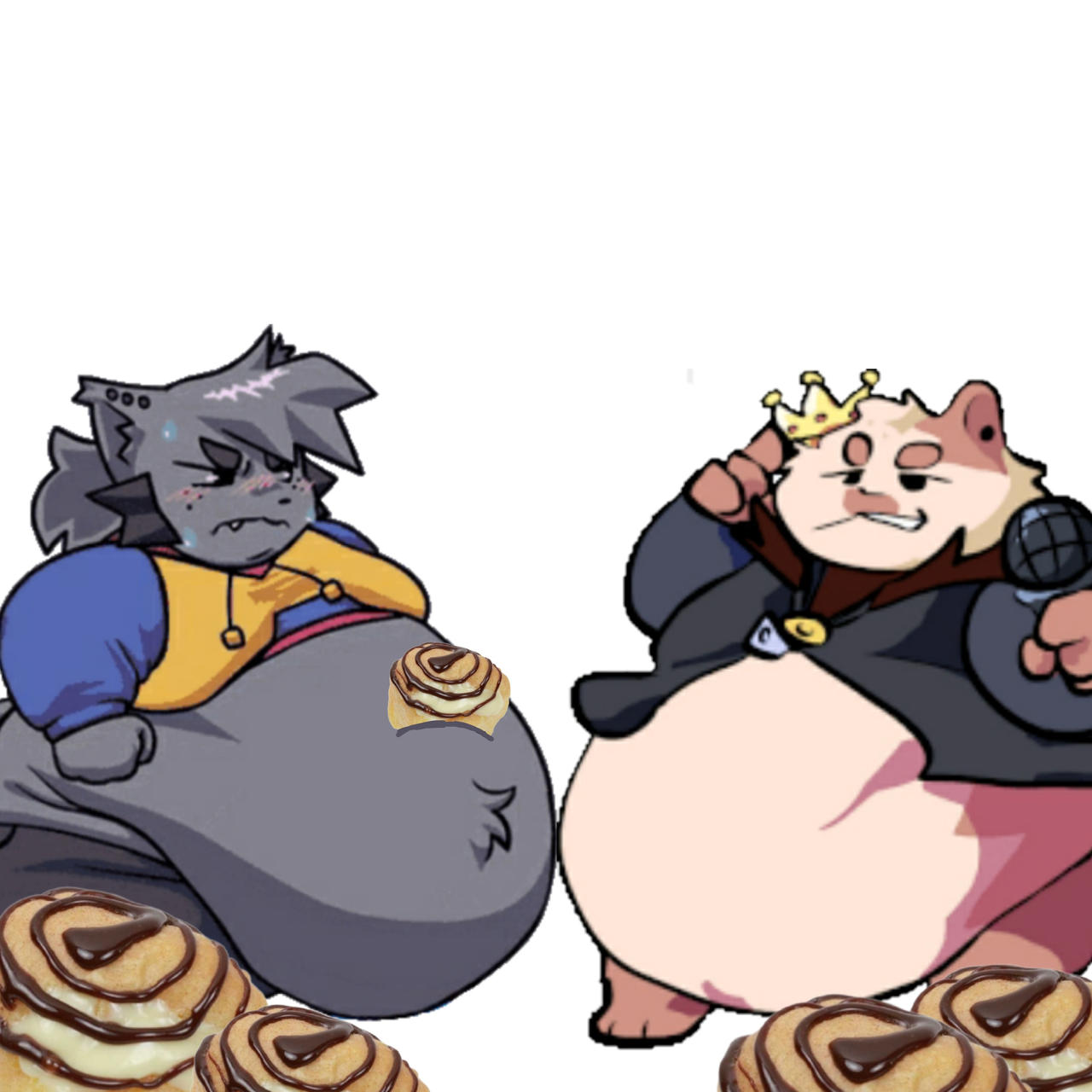 kapi And Kitty Piggy Weight Gain by Mariothegamer1 on DeviantArt