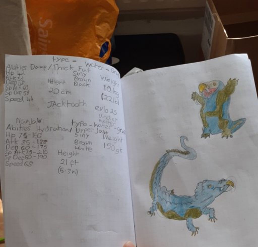 Fakemon pokedex entered