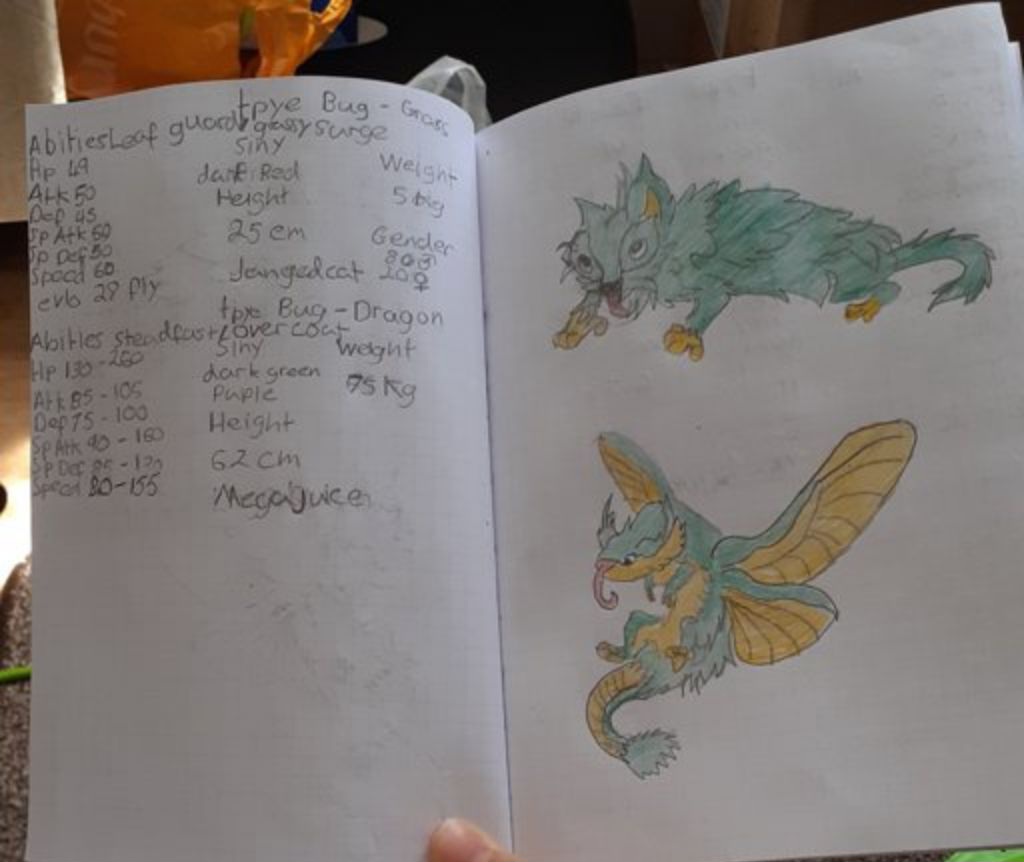 Fakemon pokedex entered