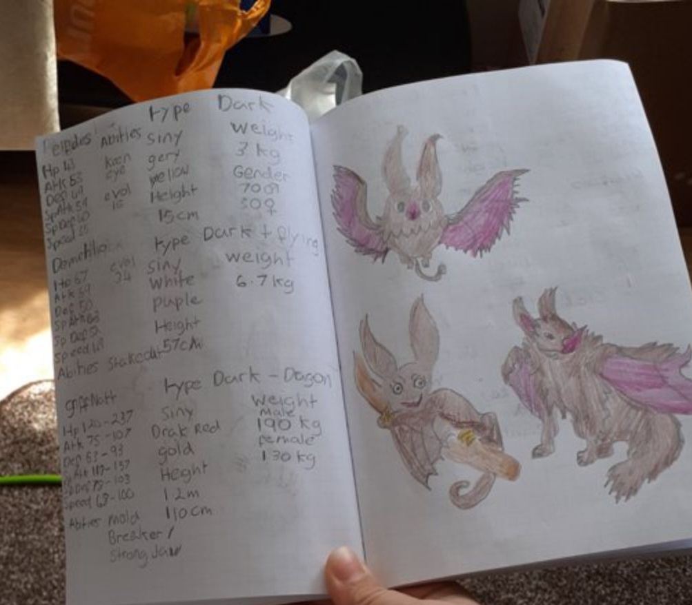 Fakemon pokedex entered