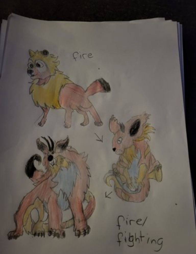 Reincarnated as a slime fakemon pokedex starter