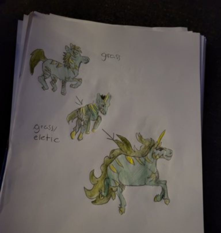 Reincarnated as a slime fakemon pokedex starter