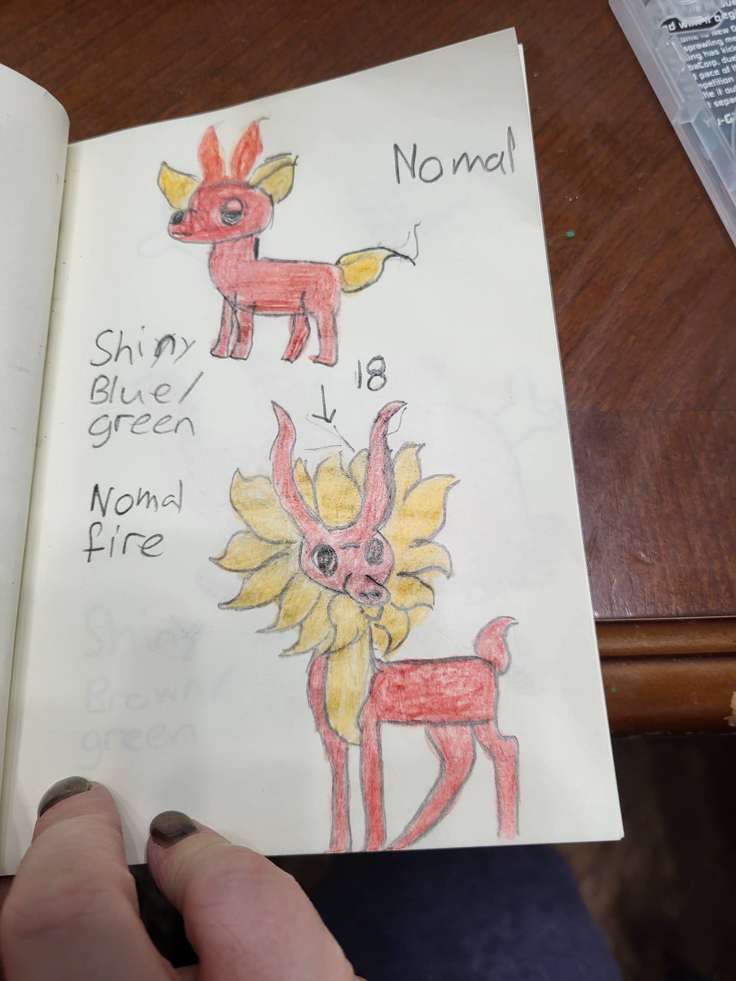 Fakemon pokedex entered