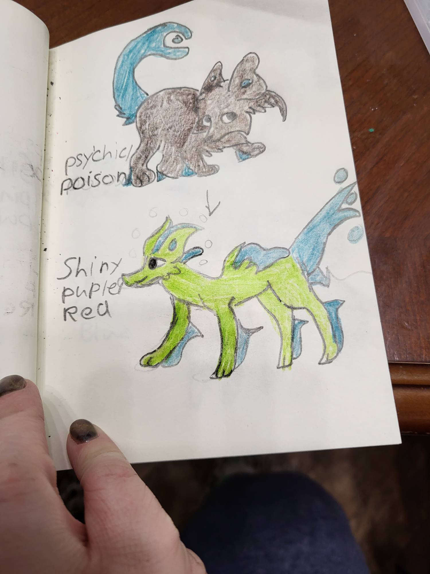 Fakemon pokedex entered