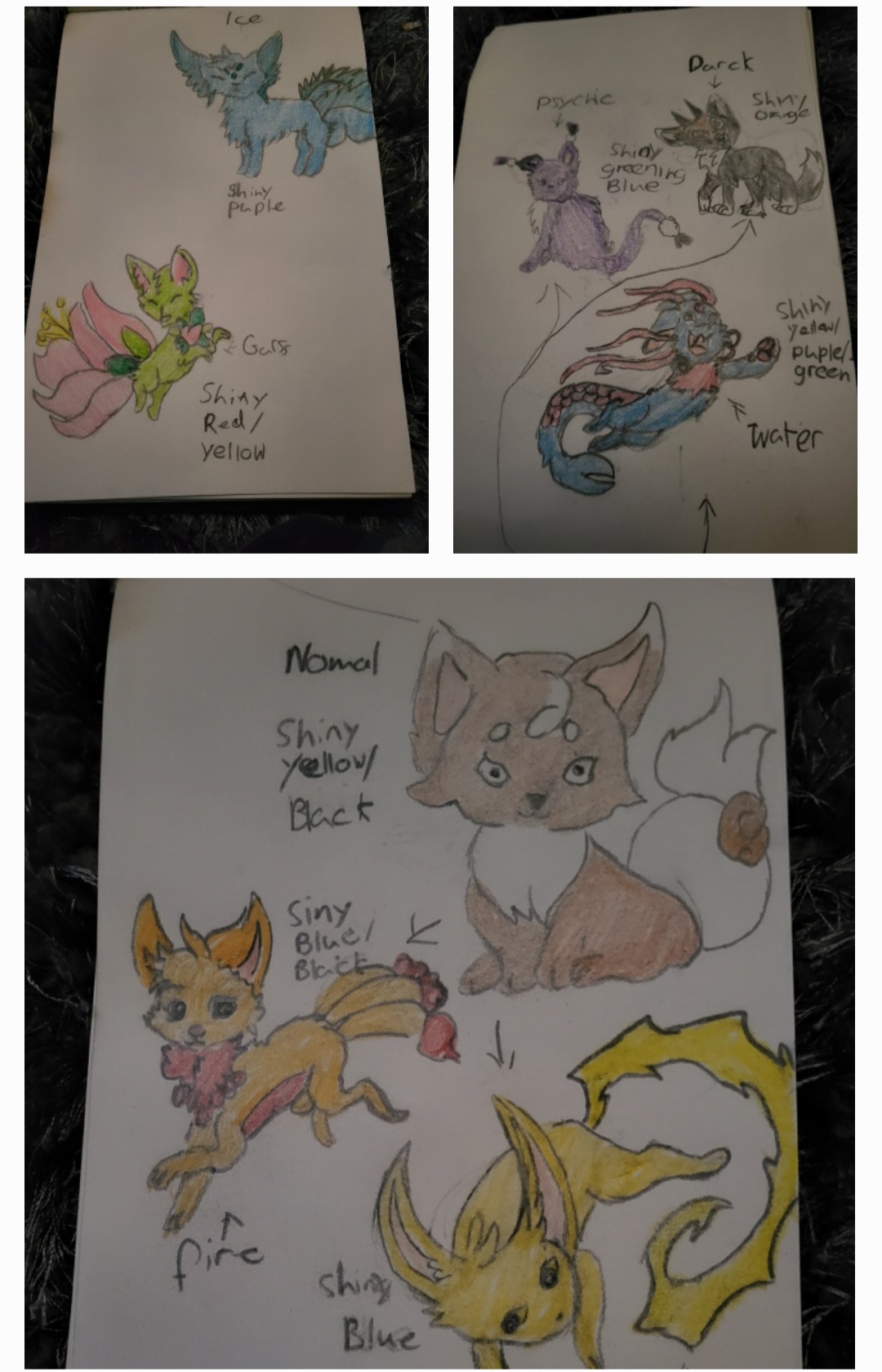 Fakemon pokedex eevee clone