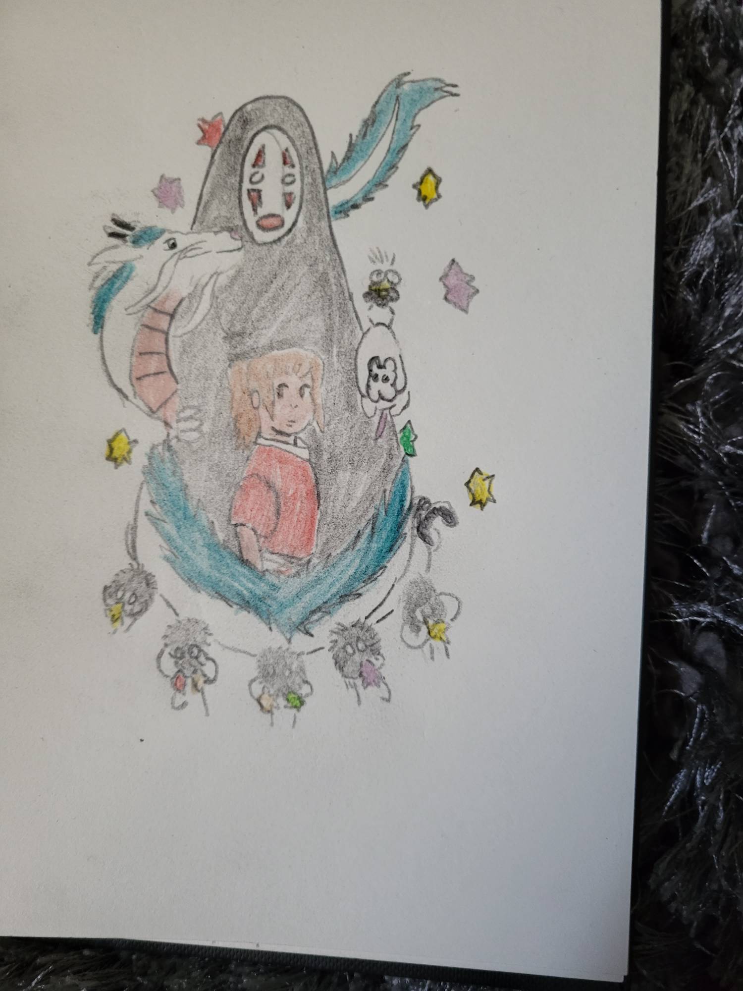 Studio ghibli drawing
