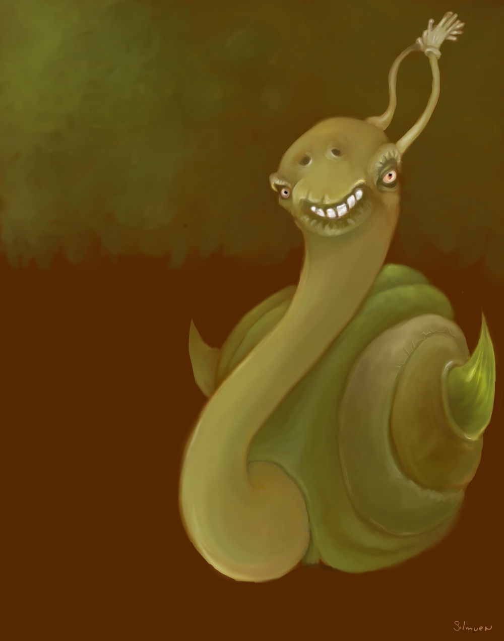 Mr Scheming Snail