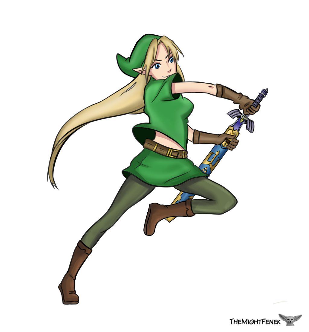Tg Female Link - Zelda - GIF by Methos14 on DeviantArt
