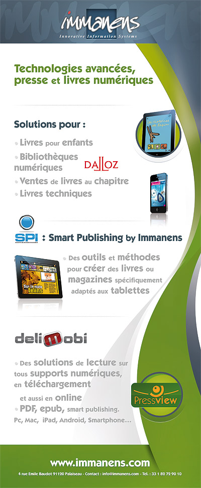 PLV Stand Salon du Livre 2012