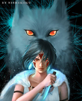 Wolf princess Mononoke