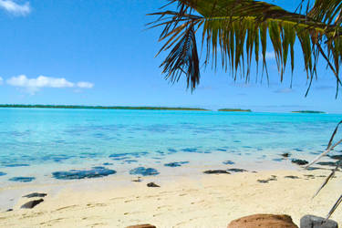 Cook Islands, Aitutaki, Rarotonga, One foot island