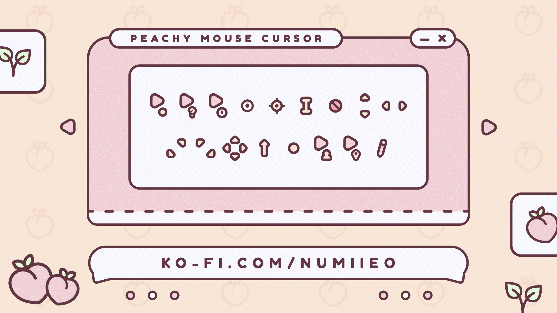 Peachy Mouse Cursor by numiieo on DeviantArt