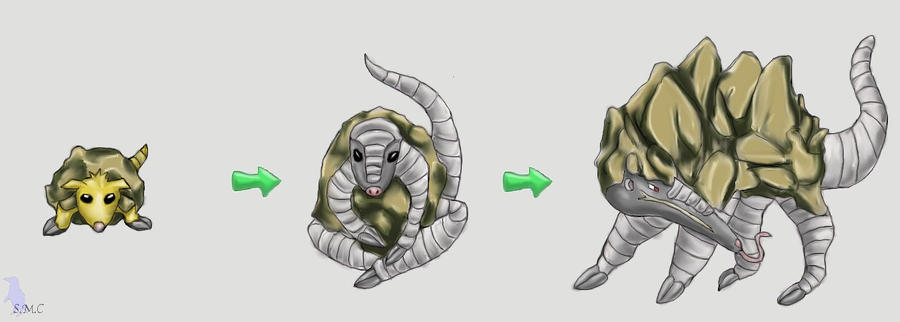 Fakemon: Rock Shell Pokemon by werepenguin on DeviantArt
