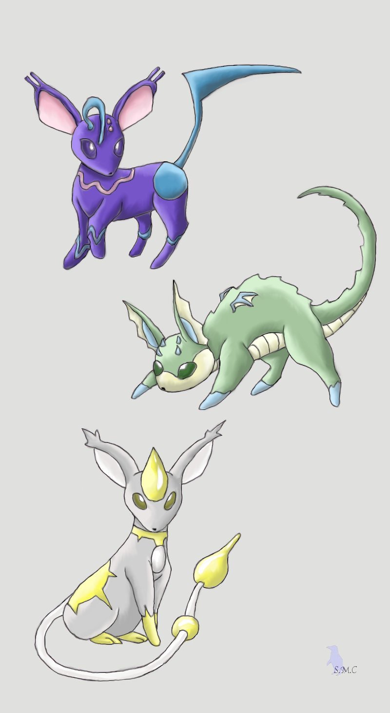 Eeveelution Chart by Pokemon-Mento on DeviantArt