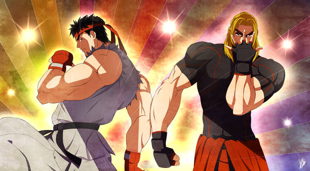 Ryu And Ken Jojo S Style By Cosmikarts On Deviantart