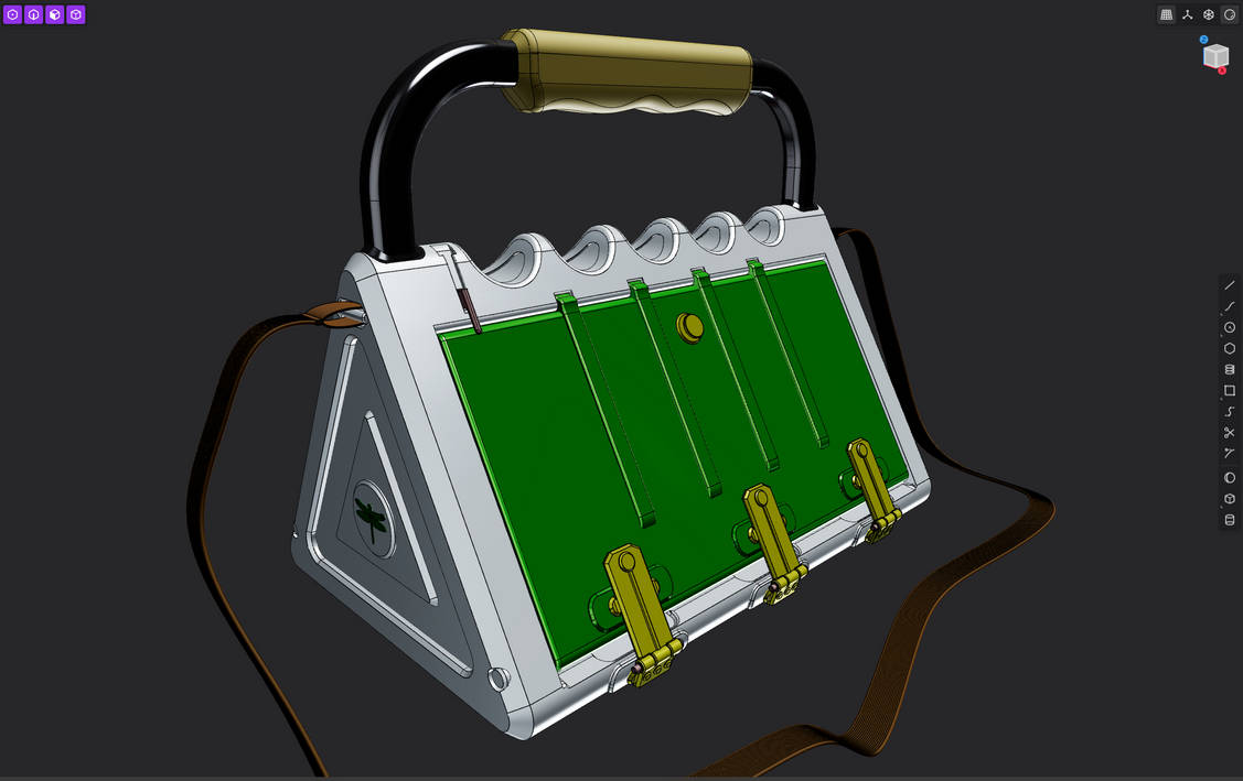 CyberDeck Concept Build Update - Render #2 by auttyjbow on DeviantArt