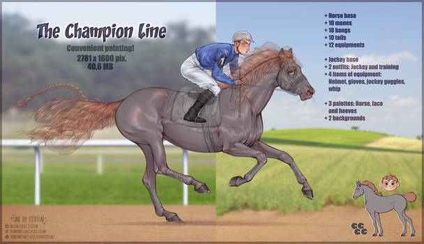 The Champion Line || Thoroughbred horse and Jokey