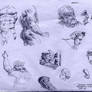 Sketches after Vasari, DaVinci