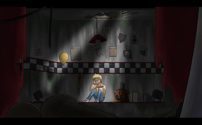 FNAF - It's me (Animated GIF) by Shadowbomb on DeviantArt