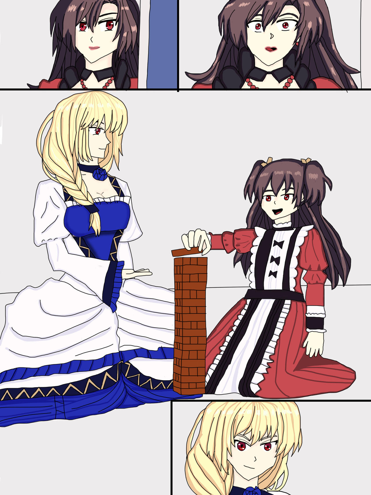 Paril Threatens Emeralda by Kegstorm1 on DeviantArt