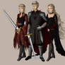 Visenya, Aegon and Rhaenys Targaryen