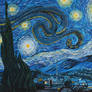 Sea Snakey Night - After Van Gogh