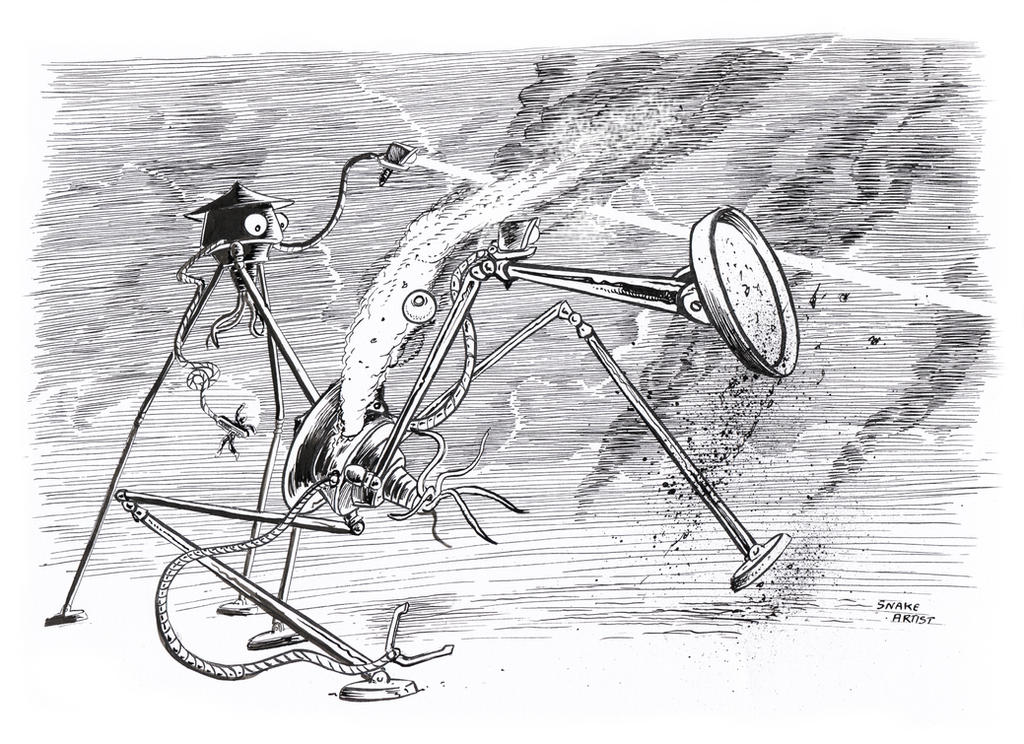 War of the Worlds, Fighting Machine Down. by Snake-Artist on DeviantArt